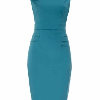 Dorothy Perkins Aqua Peplum Dress