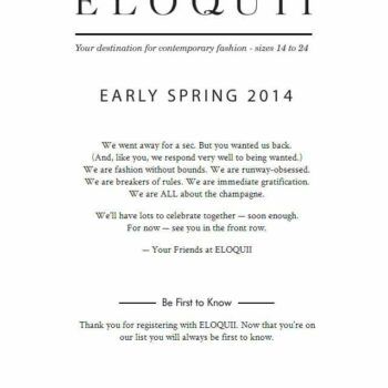 Plus size brand Eloquii Returns on The Curvy Fashionista