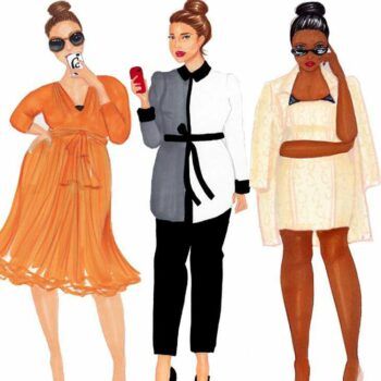 Lane Bryant x Isabel Toledo Sketched By Fashionlistically Speaking