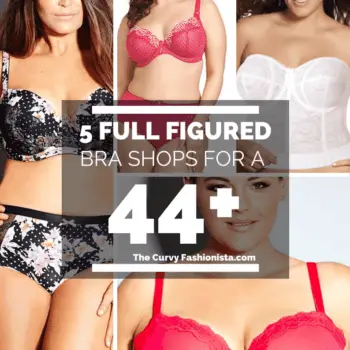 five full figured bras 44 plus
