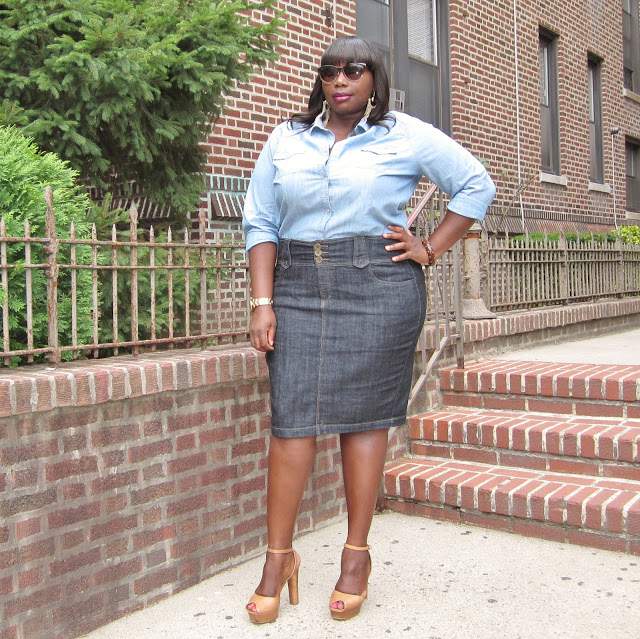 Because You NEED a Plus Size Denim Skirt, And We Have Six Options ...