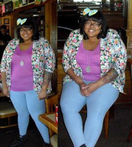 Tiffany from Fat Shopaholic on Show and Tell on The Curvy Fashionista