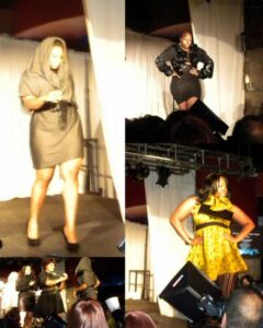 Chan.nel Karama at Full Figured Fashion Week NY