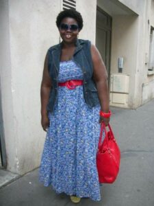 Gaelle on Show and Tell on The Curvy Fashionista