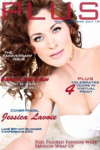 July Cover of Plus Model Magazine