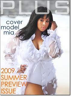 Mia Amber Plus Model Magazine June 2009 Cover