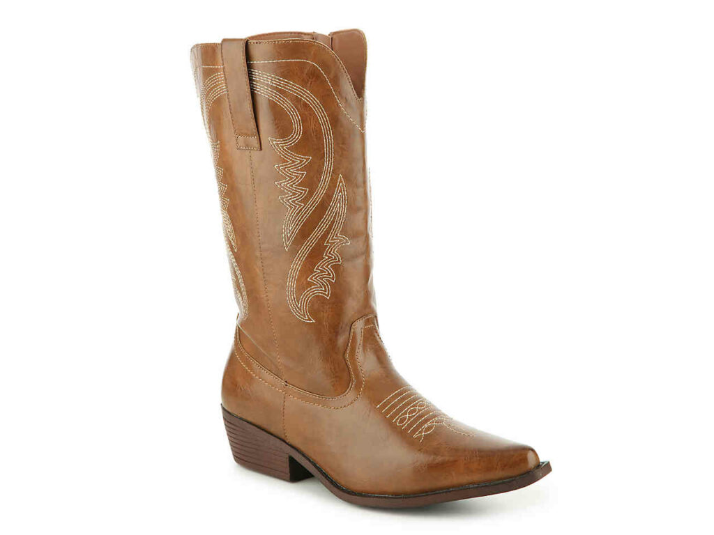 Celebrity Pink Dusty Wide Calf Cowboy Boot at DSW