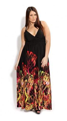 City Chic Wild Flight Maxi