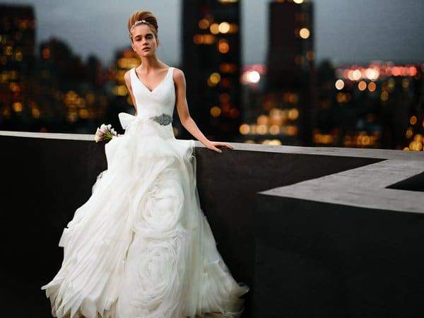 Get Your Plus Size Bridal Gown with White by Vera Wang Bridal