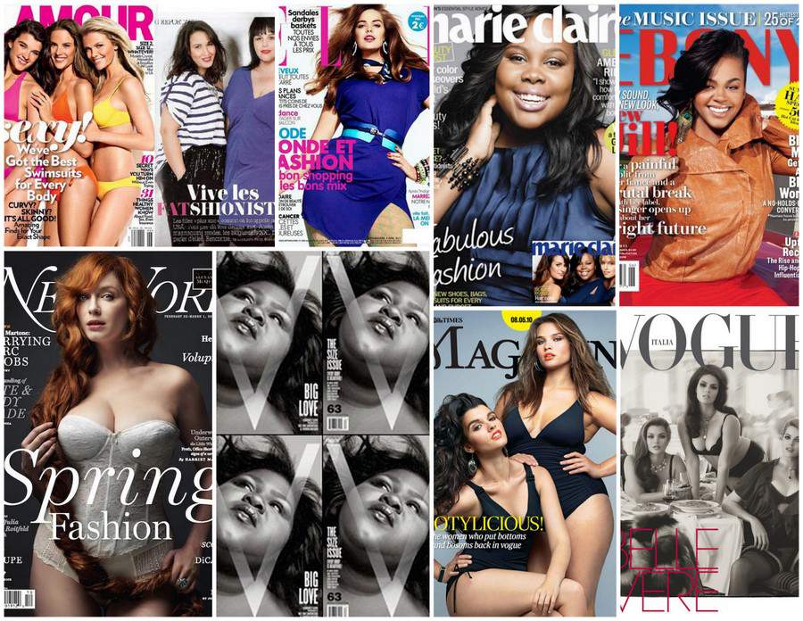 Plus Size Women on Magazine Covers