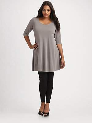 Eileen Fisher Silk Jersey Tunic