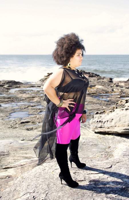 Plus Size Australian Designer Gisela Ramirez: The Black Chiton