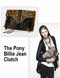 Elly Clay Pony Billie Jean Clutch
