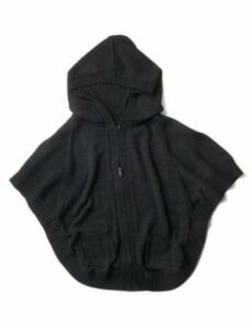 item13 rendition slideshowVertical The Queen Collection Button Down Hooded Poncho