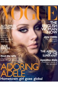 Adele Vogue UK October Cover