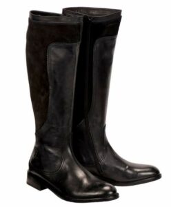 JOHNSTON MURPHY LEATHER SUEDE TALL RIDING BOOTS