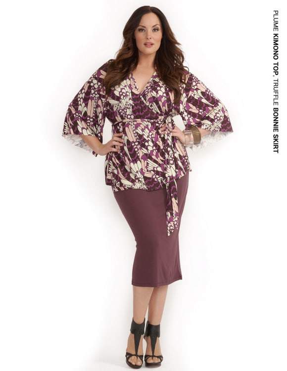 Rachel Pally White Label Holiday 2011: Plume Kimono Top and Truffle Bonnie Skirt