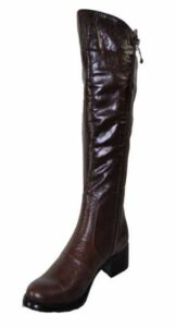 Wide Width and Wide Calf Boots: Bennetts Boots Louvre Chocolate