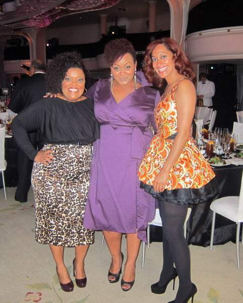 The Curvy Fashionista with Yvette Nicole Brown and Tracee Ellis Ross at the Essence Black Women in Hollywood Luncheon
