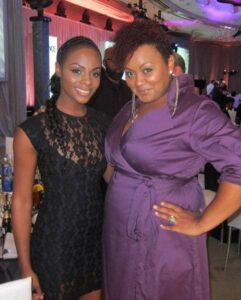 The Curvy Fashionista with Tika Sumpter at The Essence Black Women in Hollywood Luncheon