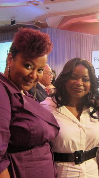 The Curvy Fashionista with Octavia Spencer at The Essence Black Women in Hollywood Luncheon