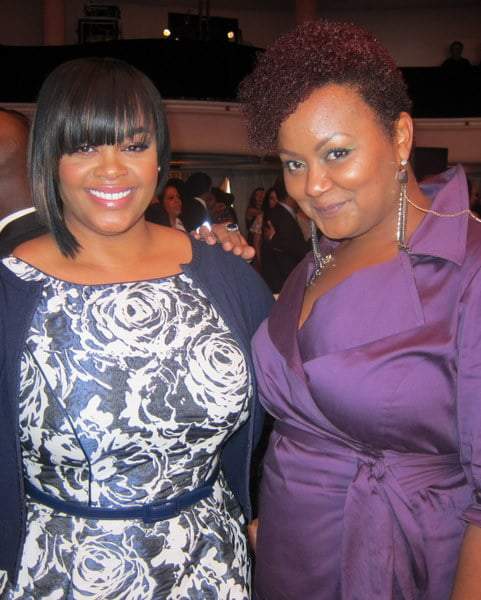 The Curvy Fashionista with Jill Scott at The Essence Black Women in Hollywood Luncheon