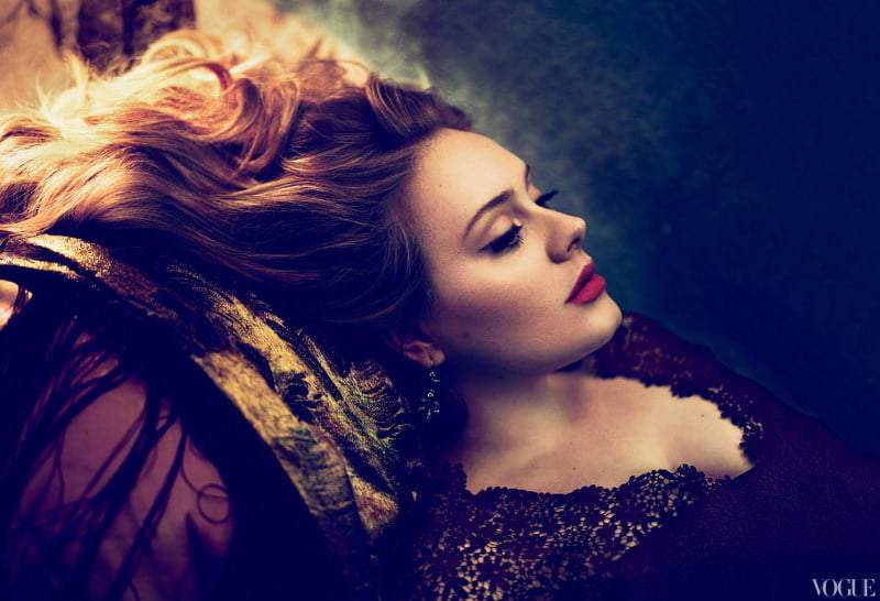 Adele graces the March cover of Vogue