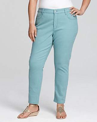 Spring 2012 Plus Size Trends: Colored Denim