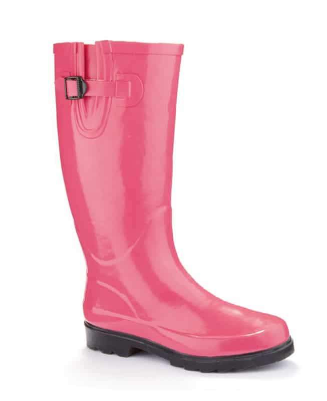 Viva La Diva Hot Pink Wellies | The Curvy Fashionista