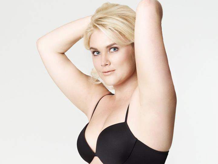 Plus size small store bust bra