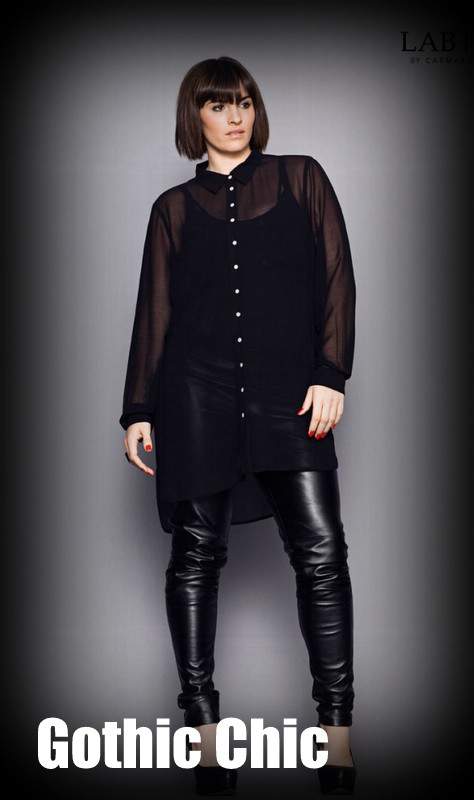 Fall 2012 Trends for Plus Size Fashion: Gothic Chic