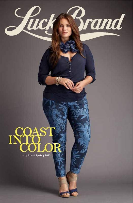 Lucky Brand Plus Size Spring 2013 Look Book