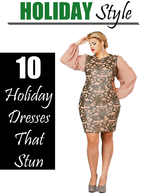 Ten Plus Size Holiday Dresses