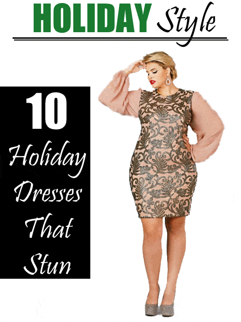 Curvy store holiday dresses