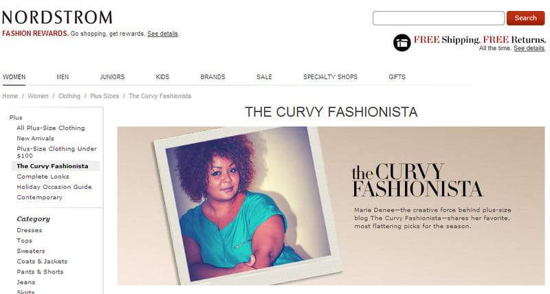 Nordstrom and The Curvy Fashionista