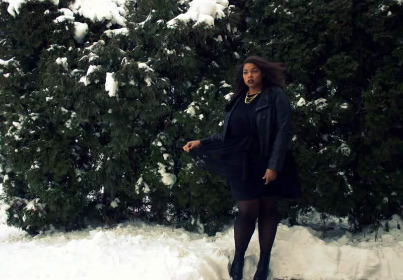 Plus size blogger Elann Zellie