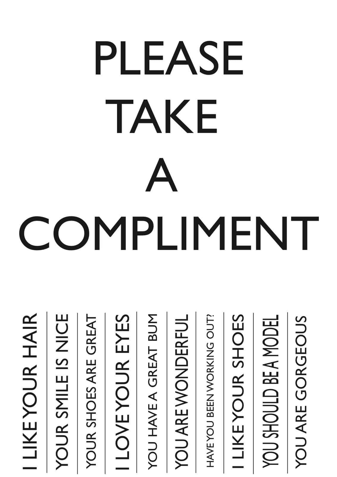 Take a compliment