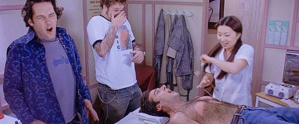 Waxing Scene in 40 Year Old Virgin