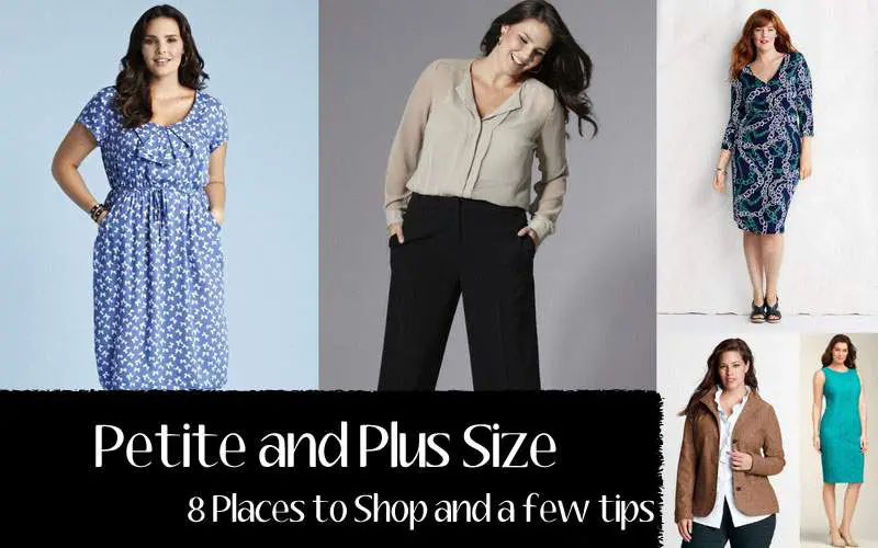 Flattering dresses for shop petite plus size