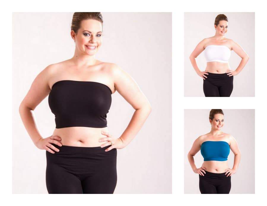 Plus Size Tube Top at Lucy Clothing