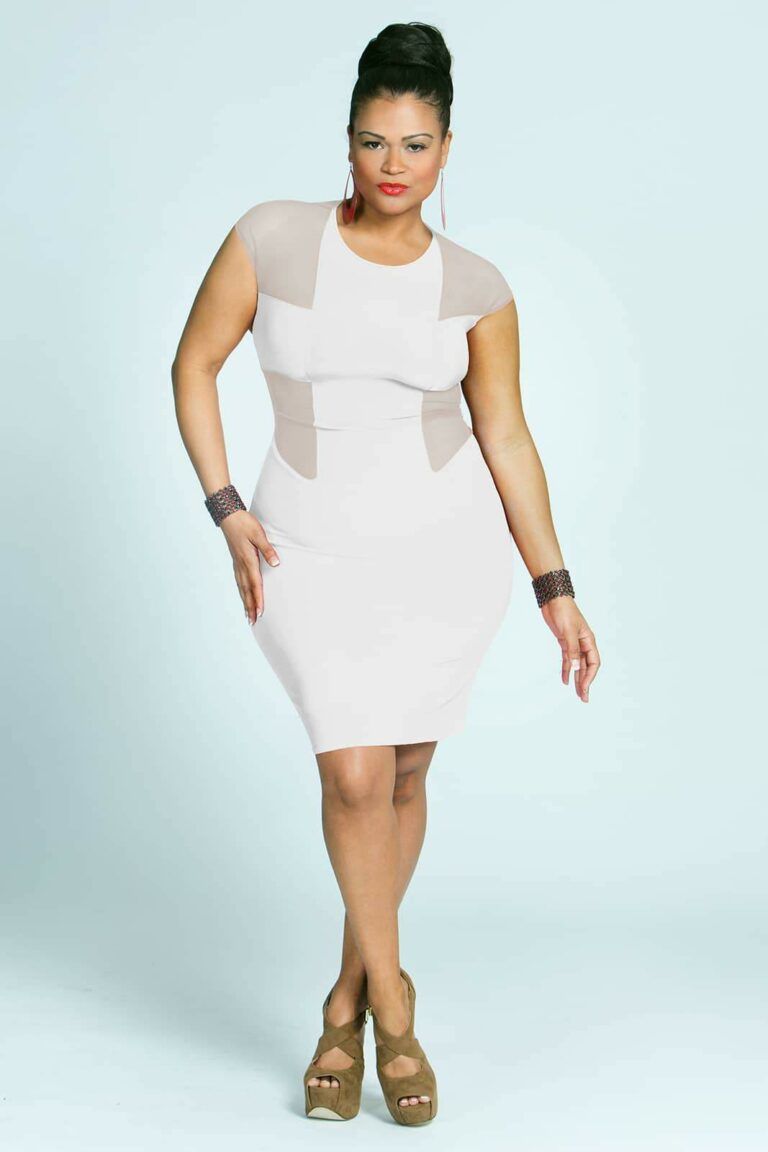 Plus size designer Qristyl Frazier's Mystique Collection: Paris Lights