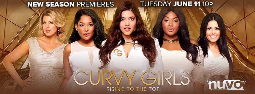 Curvy Girls TV Show on NUVO TV featuring Rosie, Ivory, Denise, Lornalitz, and Joanne