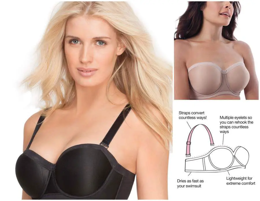 Bra under sales swimming costume