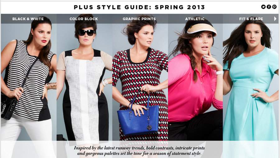 Bloomingdales Releases its Plus Size Spring 2013 Trend Guide