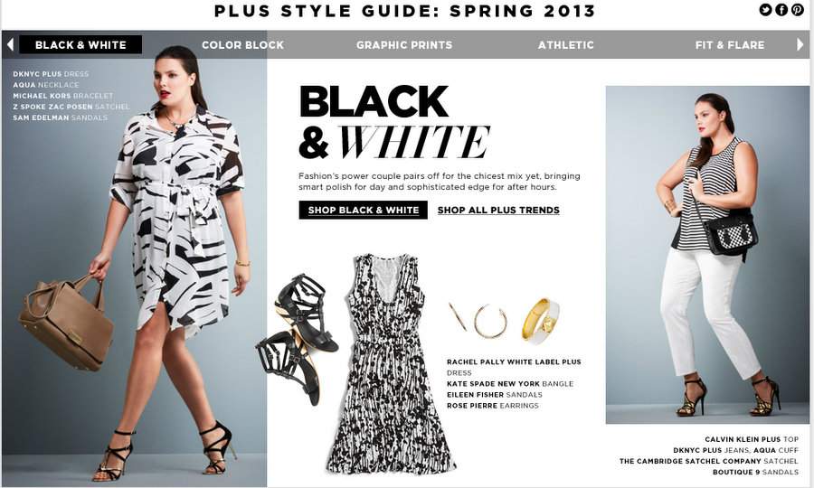 Bloomingdales Releases its Plus Size Spring 2013 Trend Guide 