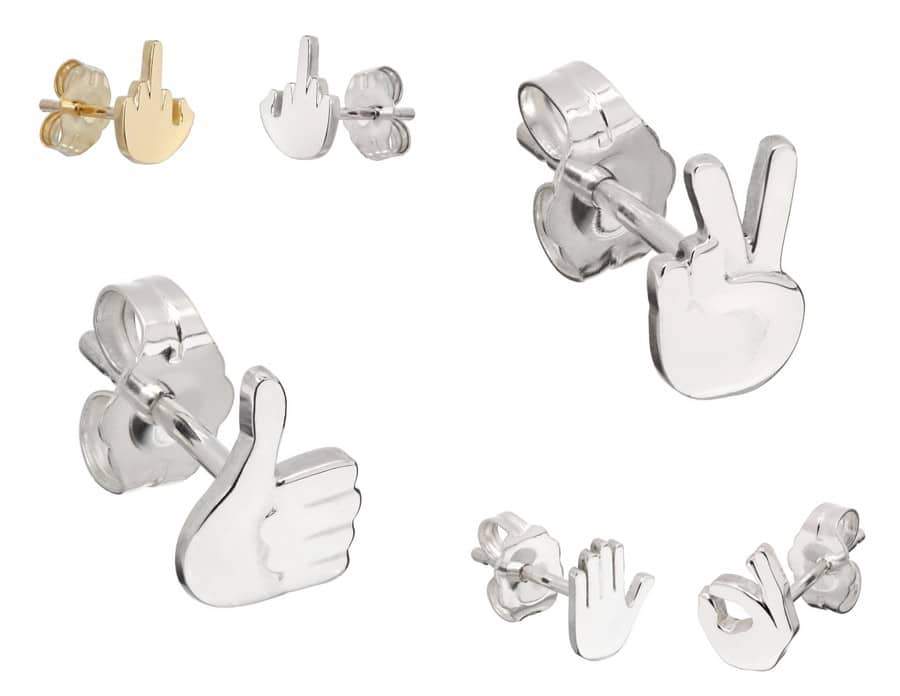 Wendy Brandes Emoji Earrings