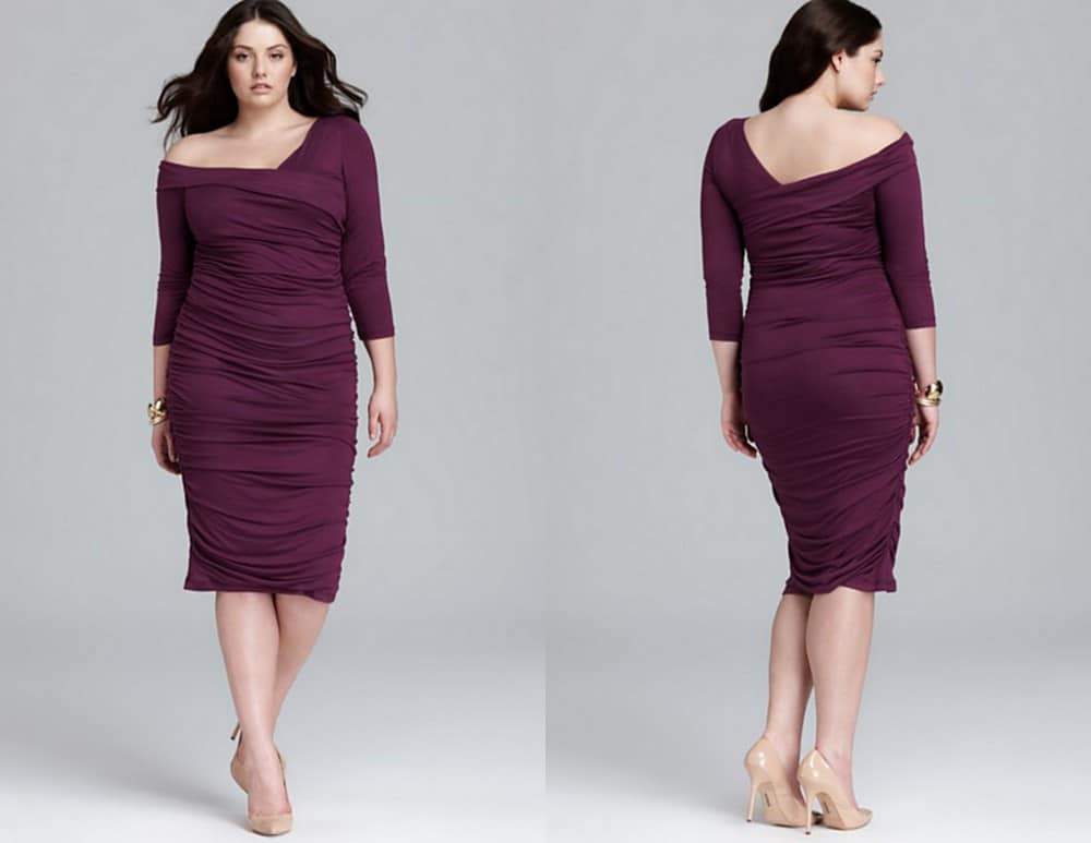 Melissa Masse Ruched Dress from Bloomingdales