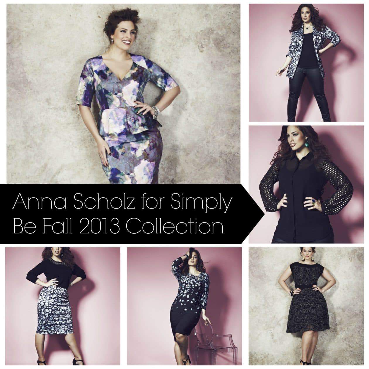 Plus SIze Designer Anna Scholz for Simply Be Fall 2013