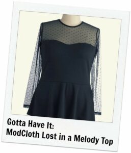Modcloth Lost in a Melody Top