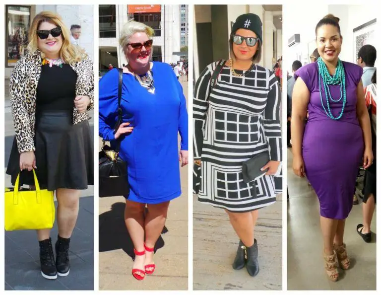 Plus Size Street Style at NYFW
